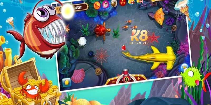 Bắn Cá K8 - Sảnh Game Giải Trí Đổi Thưởng Hấp Dẫn 2 Chơi bắn cá tại nhà cái K8 mang đến nhiều trải nghiệm mới mẻ